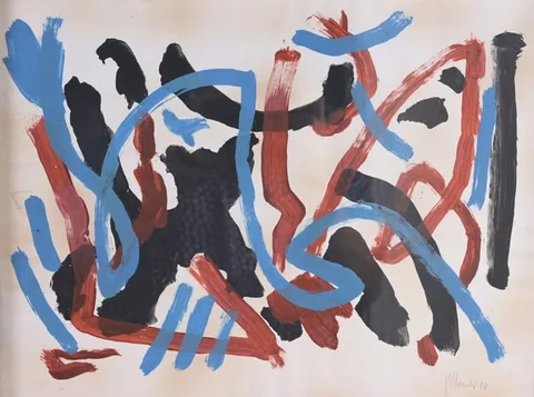 Fritz Winter, Untitled, Gouache on Paper