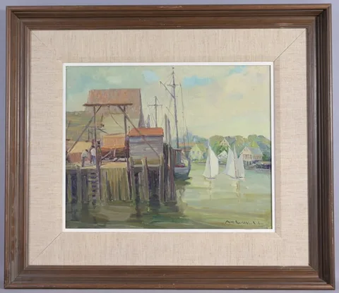Nell Gertrude Walker Warner, Untitled, Oil on Board