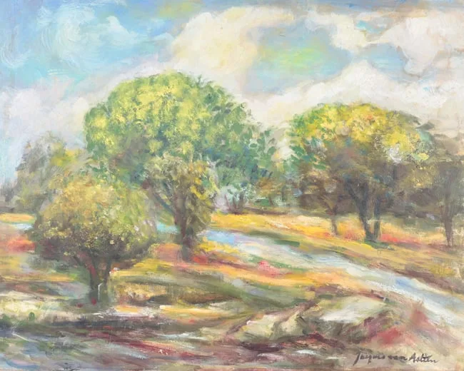 Jacques Van Aalten, Untitled, Oil on board