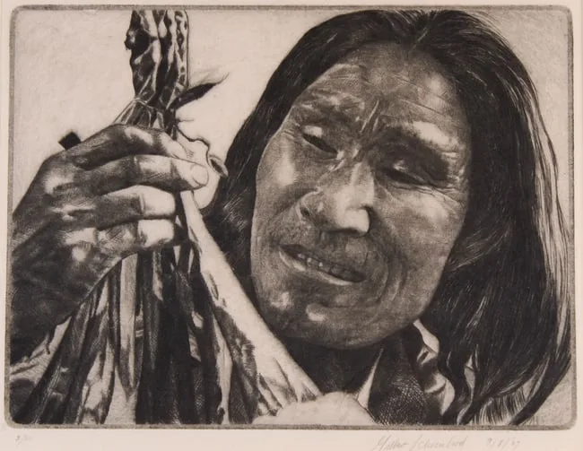 Untitled by Gilbert Schoenbrod, Drypoint, offered Nov 2023