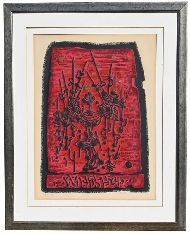 Untitled by Moshe Castel, Color Lithograph, offered Nov 2023
