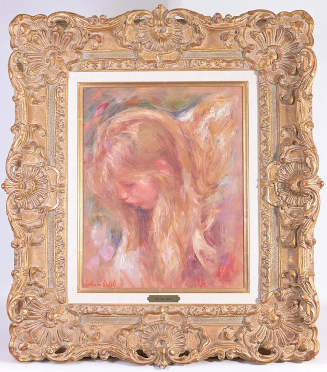 Cabello Dorado by John Beltran Bofill, Oil on Canvas Board, sold Feb 2024