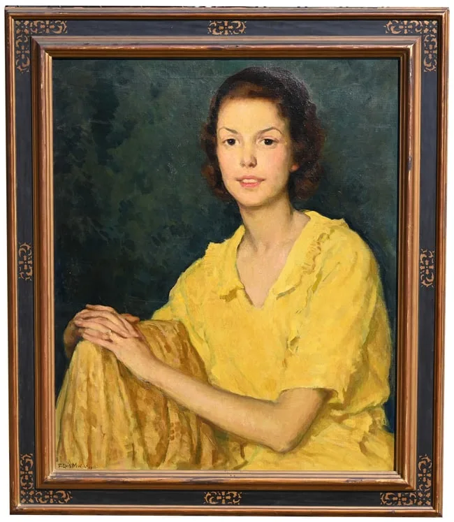 Untitled by Francis Luis Mora, Oil on Canvas, sold Feb 2024