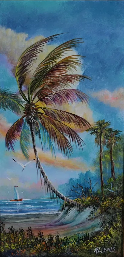Robert Lewis, Untitled, Oil on Board
