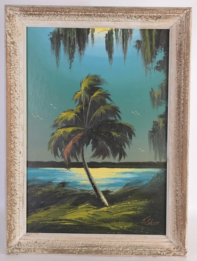 Untitled by James Gibson, Oil on Board, sold Feb 2024
