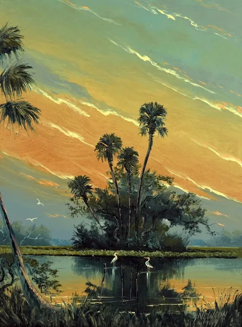 Samuel Newton, Untitled, Oil on Board