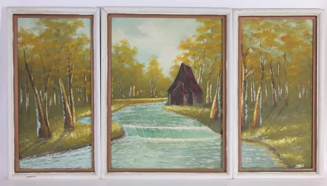 Johnny Daniels, Florida Highwayman, Oil on Upson Board