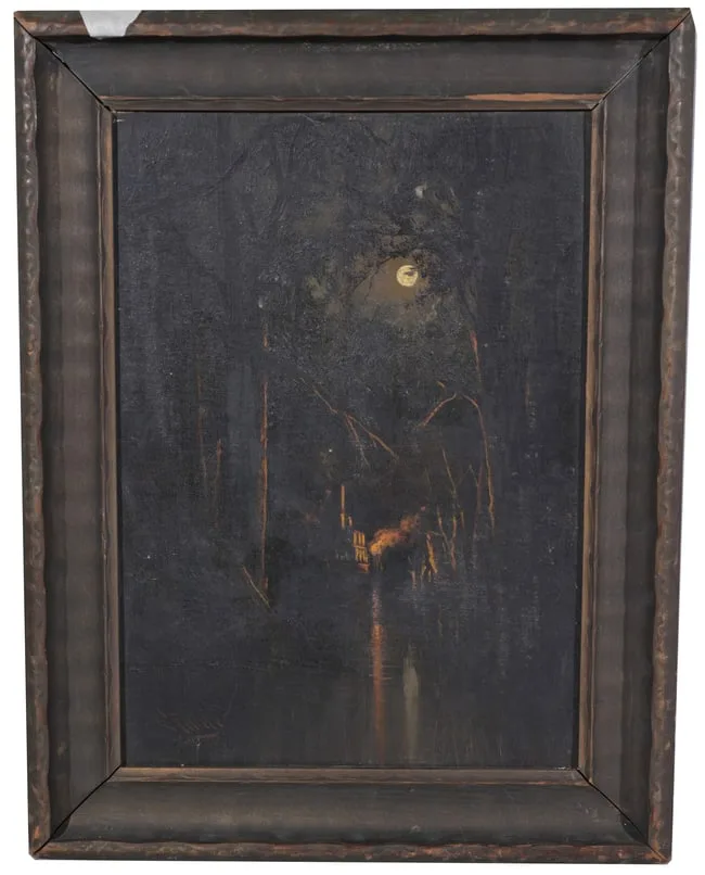 Alexander C. Stuart, Untitled, Oil on Board