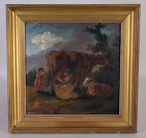 George Morland, Untitled, Oil on Panel