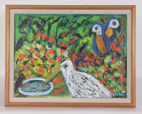 Florence Putterman, Untitled, Oil on Canvas Board