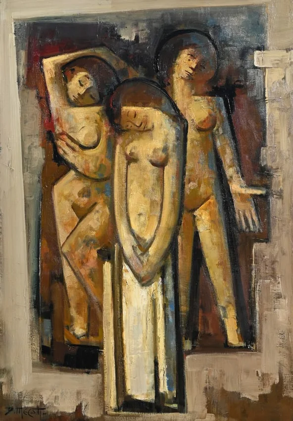 Untitled by Dario Mecatti, Oil on Canvas, offered Feb 2024