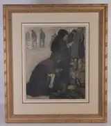 Manuel Robbe, Scene De Marche Aux Puces