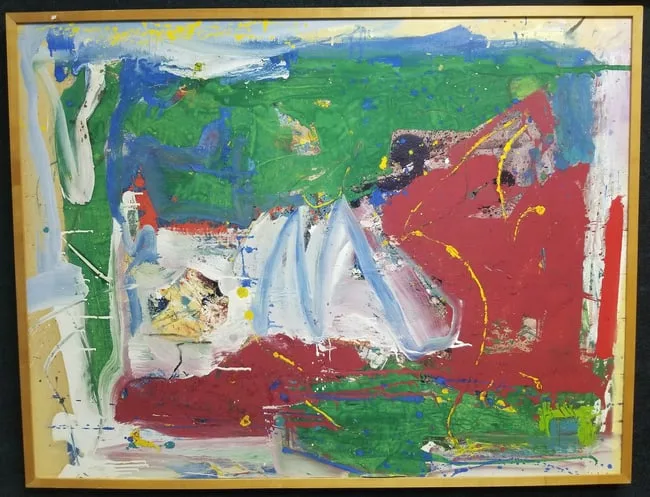 Thomas Koether, Green Splash, Oil