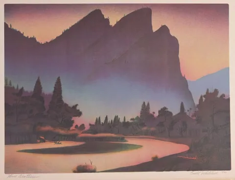 Buell Whitehead, Three Brothers, print (other)