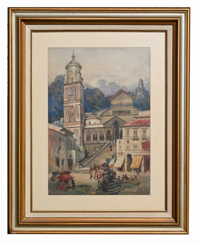 Untitled by Thomas W. Shields, Watercolor, sold Feb 2024