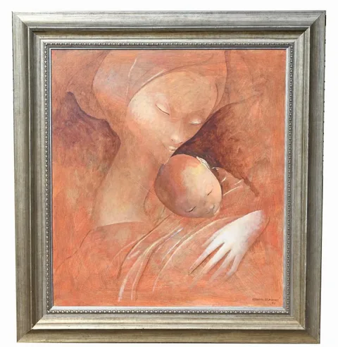 Bernard sejourne, Untitled, Oil on Masonite