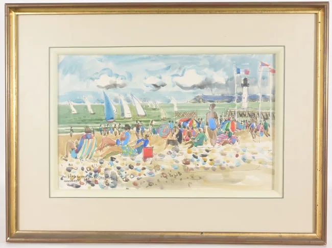 Untitled by Jean Monneret, Watercolor, offered Feb 2024