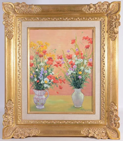 André Vignoles, Untitled, Oil on Board