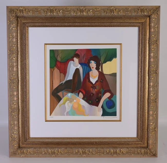 Rendezvous by Itzchak Tarkay, 2008, Serigraph on Wove Paper, sold Feb 2024