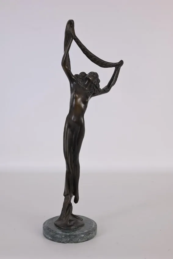 Isadora Duncan by Anton Endstorfer, Bronze, sold Feb 2024