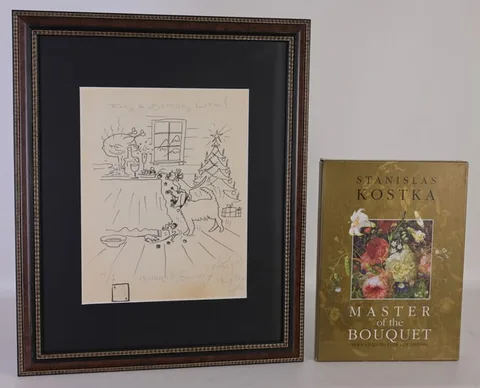 Stanislas Kostka, Master of the Bouquet Still Life and Floral Painting, Marker on Paper