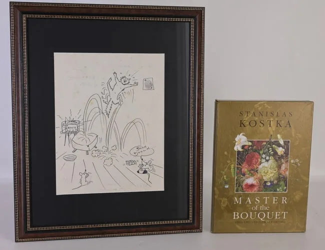 Stanislas Kostka, Master of the Bouquet Still Life and Floral Painting, Marker on Paper