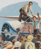 Harry Schaare, Wiley Post and Harold Gatty