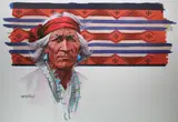 Older Navajo Man, Helmuth Stone Gallery 2024