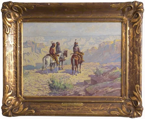 William Meuttman, Vermillion Cliffs, Arizona, Oil on Canvas