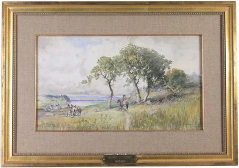 Henry Farny, Untitled, Watercolor and Gouache on Paper