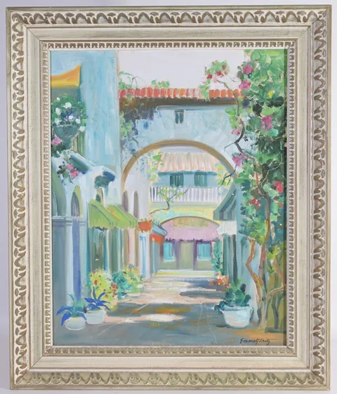 Untitled by Emmett John Fritz, Oil on Canvas Board, sold Apr 2024