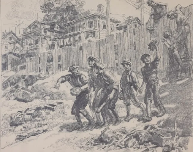 Francis Luis Mora, Untitled, pencil