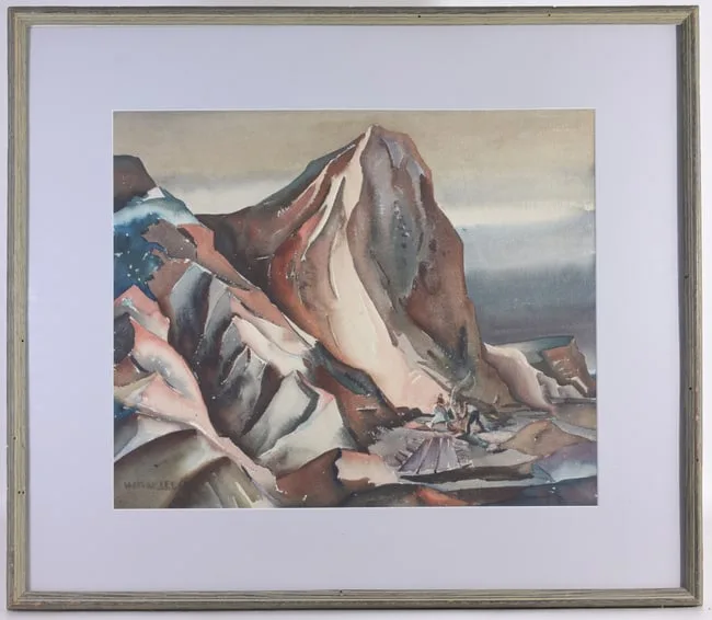 Untitled by Hilton Leech, Watercolor, sold Apr 2024