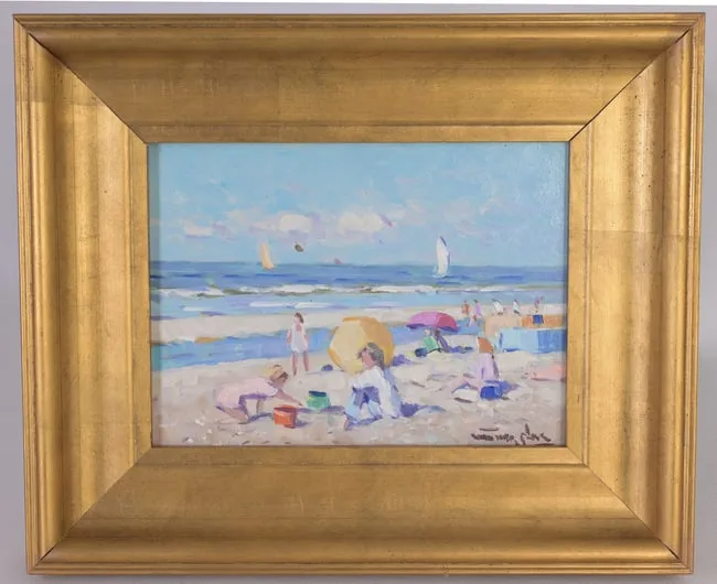 Untitled by Niek Van der Plas, Oil on Panel, offered Apr 2024