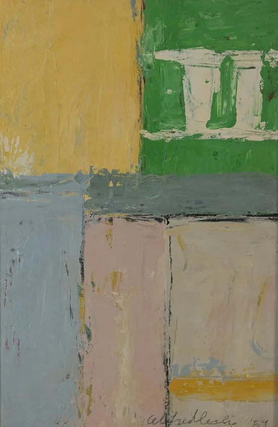 Untitled by Alfred Leslie, Oil on Canvas, sold Apr 2024