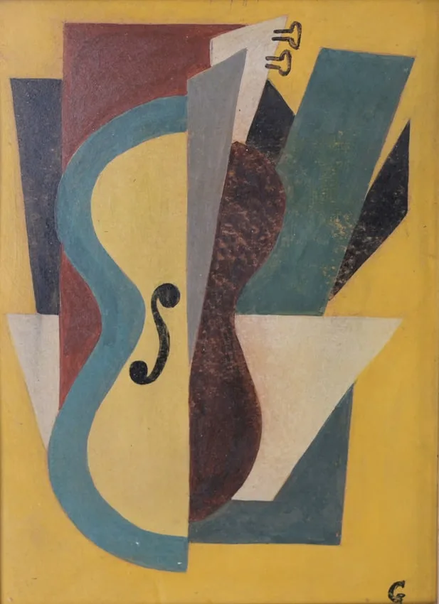 Untitled by Albert Eugene Gallatin, Oil on Card, sold Apr 2024