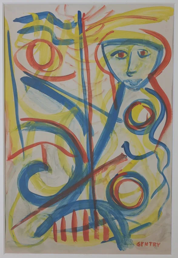Untitled by Herbert Gentry, Oil on Board, offered Apr 2024