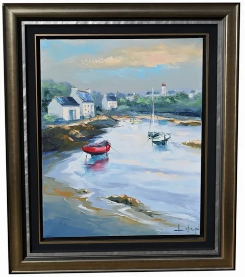 Denis Lebecq, Port de Doelan!, Oil on Linen