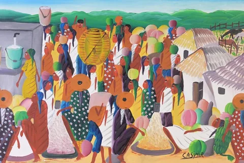 Laurent Casimir, Untitled, Oil on Canvas