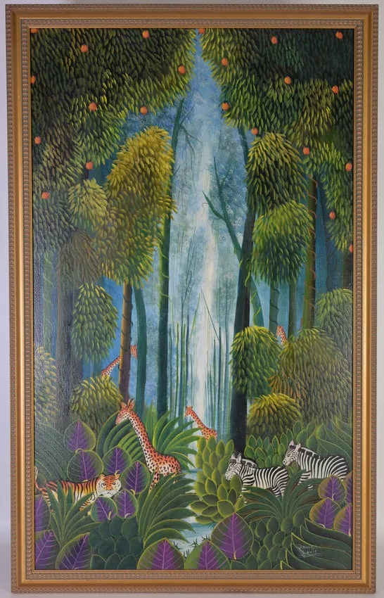 Daniel Louis, The Jungle, Acrylic on Panel