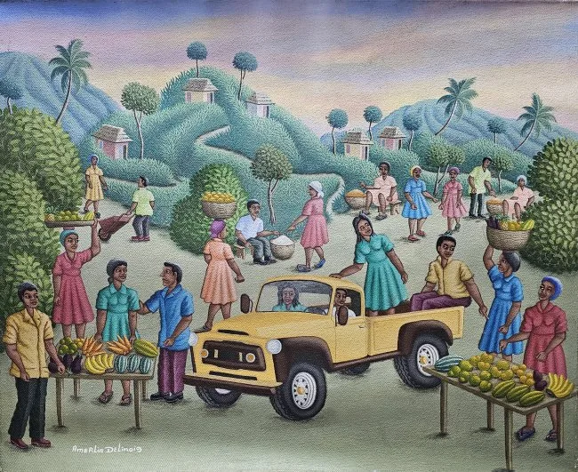 Amerlin Delinois, Untitled, Oil on Canvas