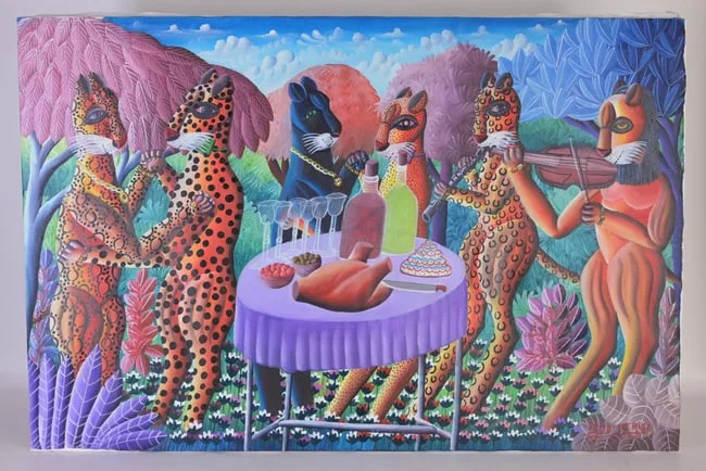 Untitled by Fritz Merise, Oil on Canvas, sold Apr 2024