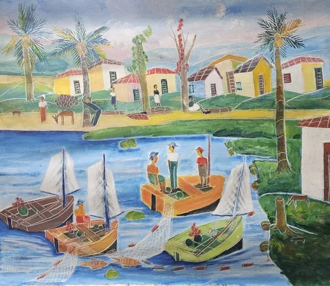 Untitled by Nicolas Dreux, Oil on Canvas, offered Apr 2024