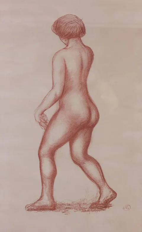 Woman Walking by Aristide Maillol, Lithograph, sold Apr 2024