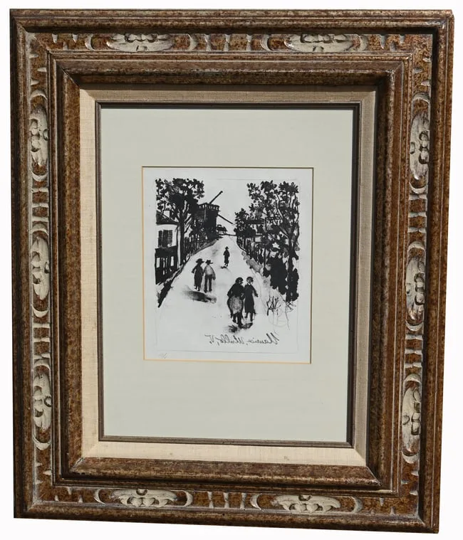 Untitled by Maurice Utrillo, Lithograph, sold Apr 2024