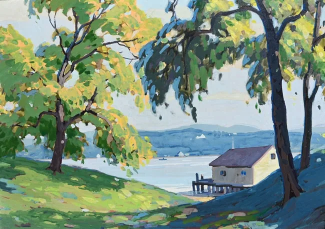 Untitled by Leo B. Blake, Oil on Panel, sold Apr 2024