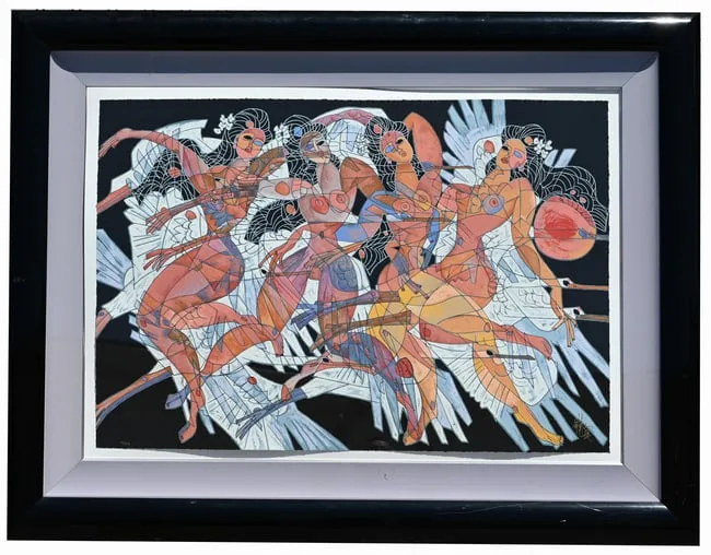 To Soar by Tiefeng Jiang, lithograph on Paper, offered Apr 2024