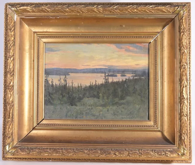 Untitled by Hilding Linnqvist, Oil on Canvas, sold Apr 2024