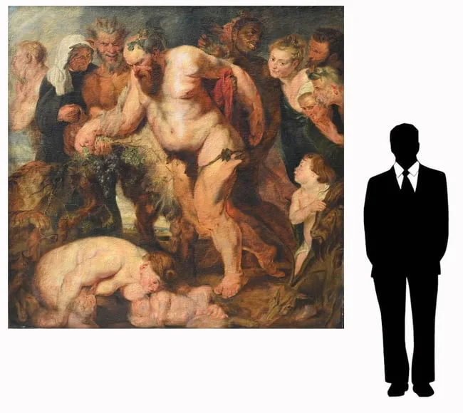 The Drunken Silenus by Peter Paul Rubens, Oil, sold Jun 2024