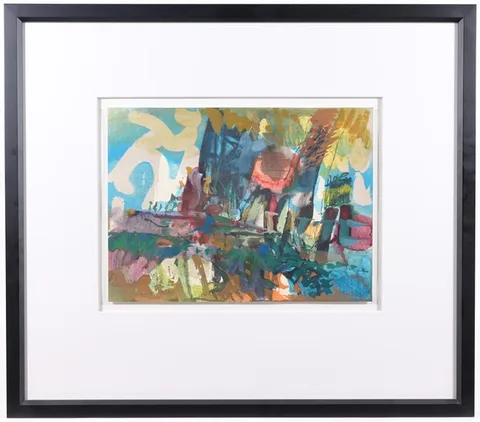 Syd Solomon, Medley, 1981, Inks and Acrylic on Paper